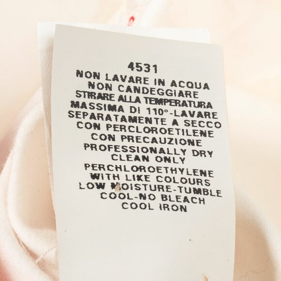 Moschino Cheap and Chic White Cotton Red-Embroidered Blazer - Picture 11 of 11